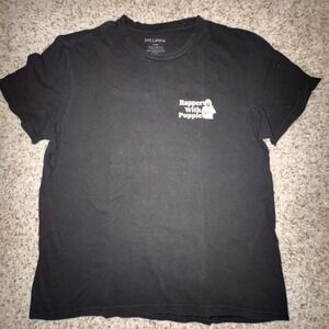 Rappers With Puppies Dog Limited Black Crew Neck T-Shirt Men's Size (L) Rare